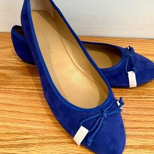Banana Republic New Blue Suede Ballet Flats